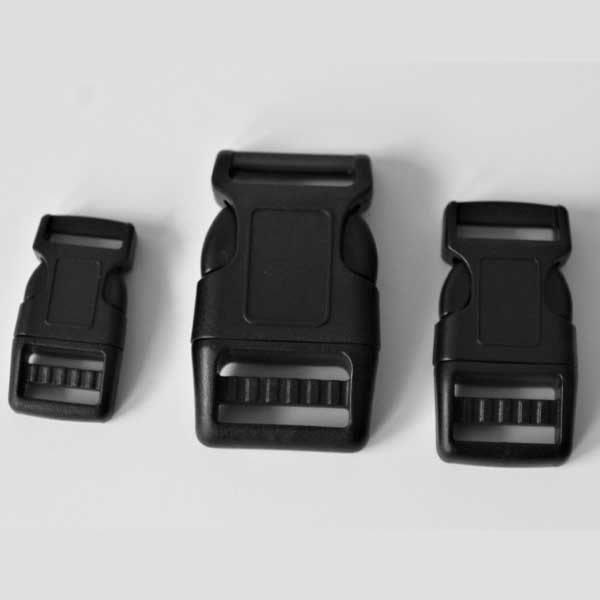 Flexible Curved Buckles 15mm Side Release 