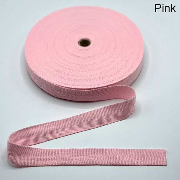 1m Acrylic Herringbone Cotton Twill Blend Webbing Tape Sew Strap