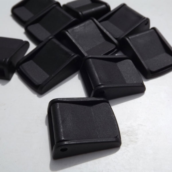 Black 25mm Plastic Cam Lever Flap Versatile & Durable Buckle