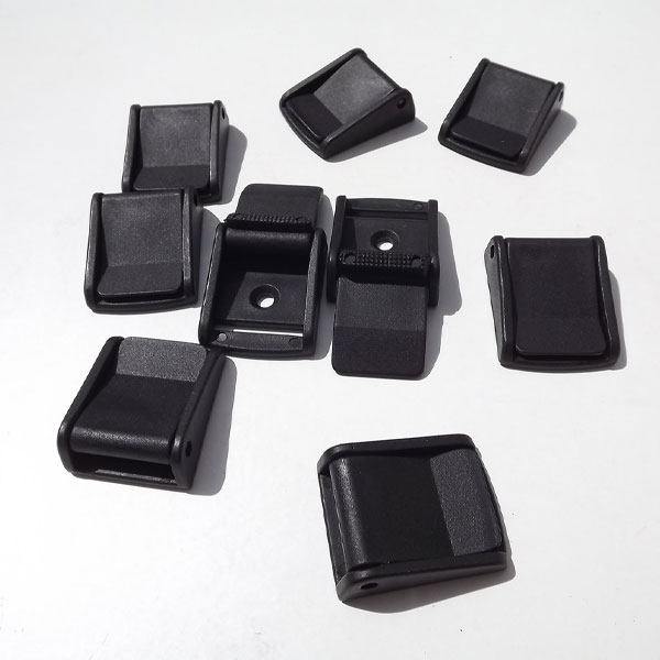 Black 25mm Plastic Cam Lever Flap Versatile & Durable Buckle