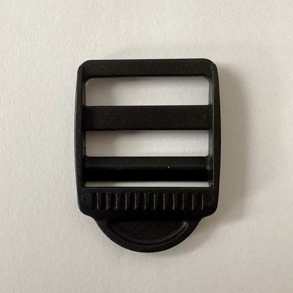 25mm corrosion-Resistant Plastic Ladderlock Black Buckles