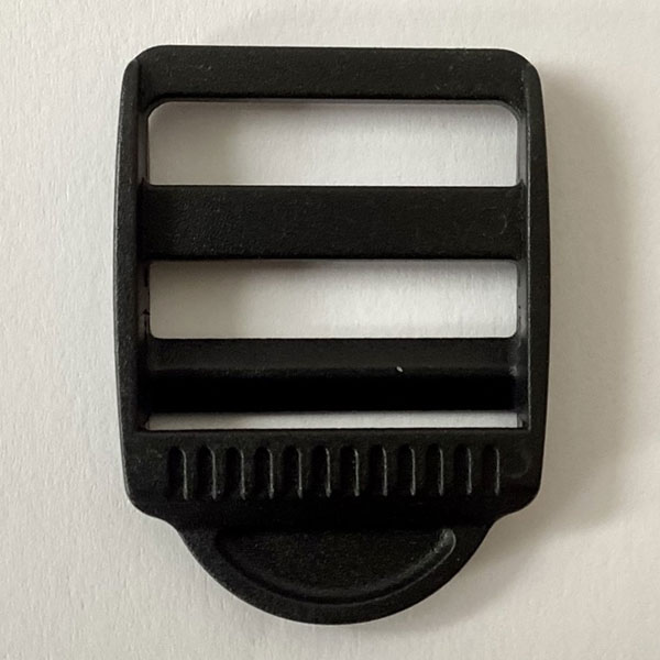 25mm corrosion-Resistant Plastic Ladderlock Black Buckles