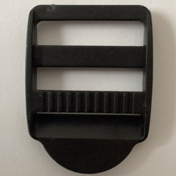 25mm corrosion-Resistant Plastic Ladderlock Black Buckles
