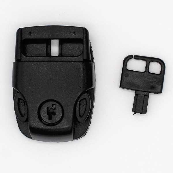  Lockable Tamper-Resistant Buckle 25mm Side Release and Key Surface Mount