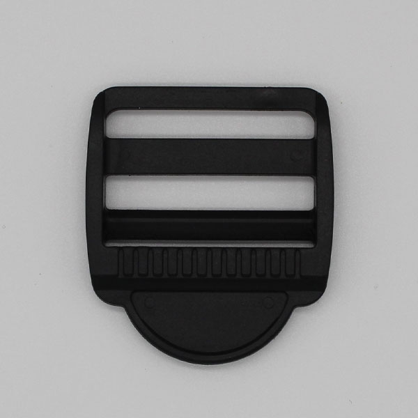 Secure & Reliable 38mm Black Plastic Ladderlock Buckles