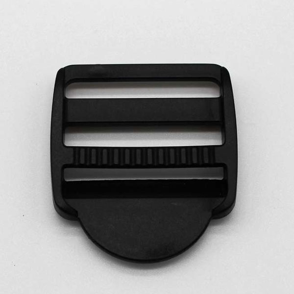 Secure & Reliable 38mm Black Plastic Ladderlock Buckles