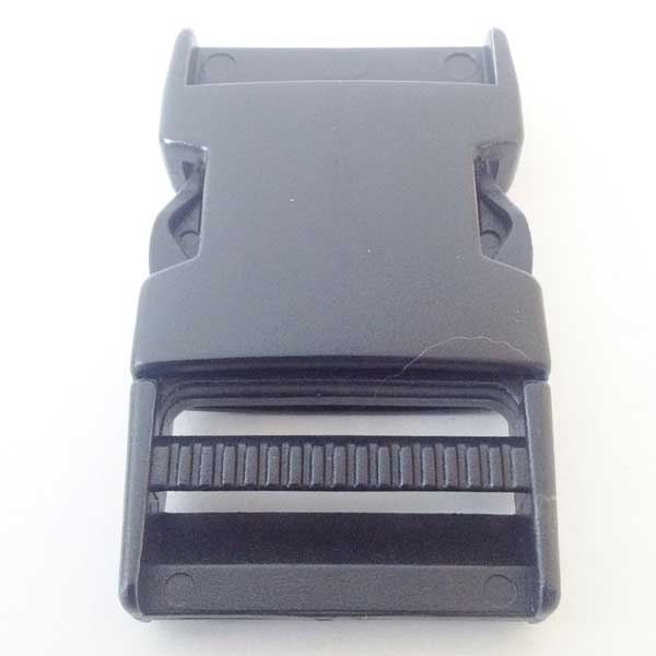 Secure & Reliable Plastic Side Release Black Buckles RX - 38mm