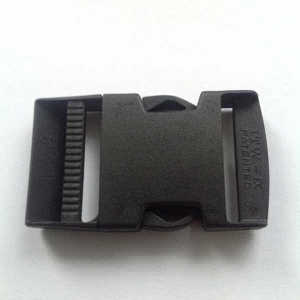 Secure & Reliable Plastic Side Release Black Buckles RX - 38mm