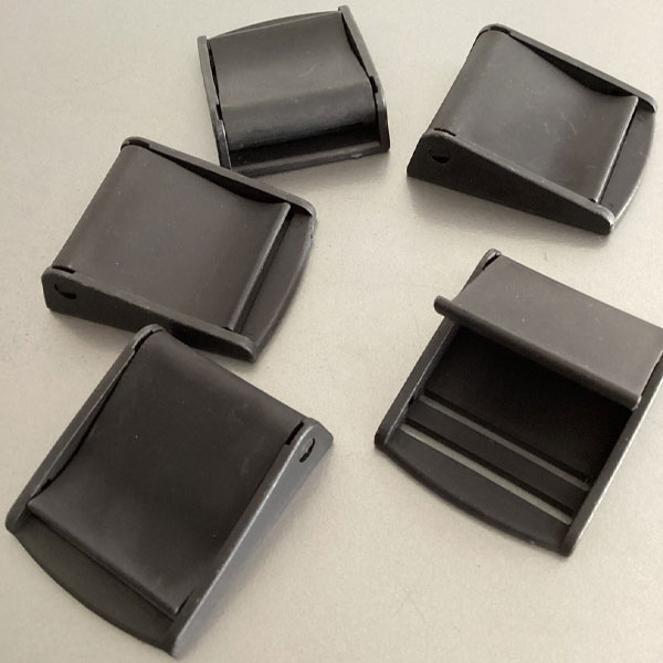 50mm Black Plastic Cam Lever Flap Quick & Secure Buckle