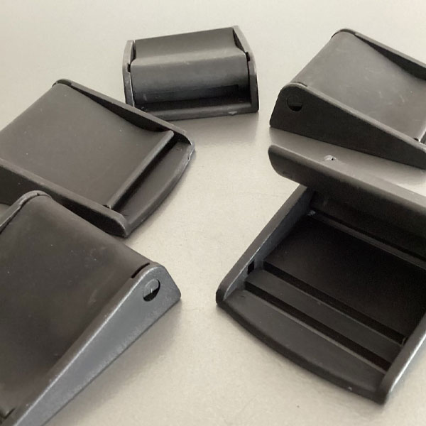 50mm Black Plastic Cam Lever Flap Quick & Secure Buckle