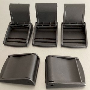 50mm Black Plastic Cam Lever Flap Quick & Secure Buckle