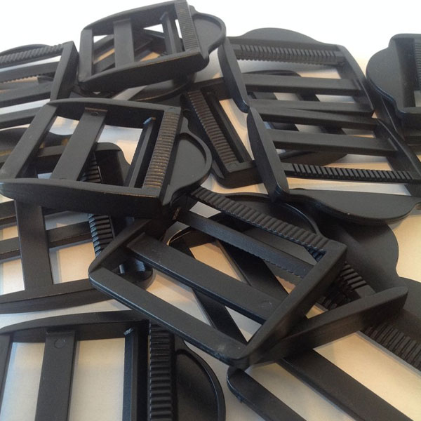 50mm Black Plastic Secure Ladderlock Mechanism Buckles 