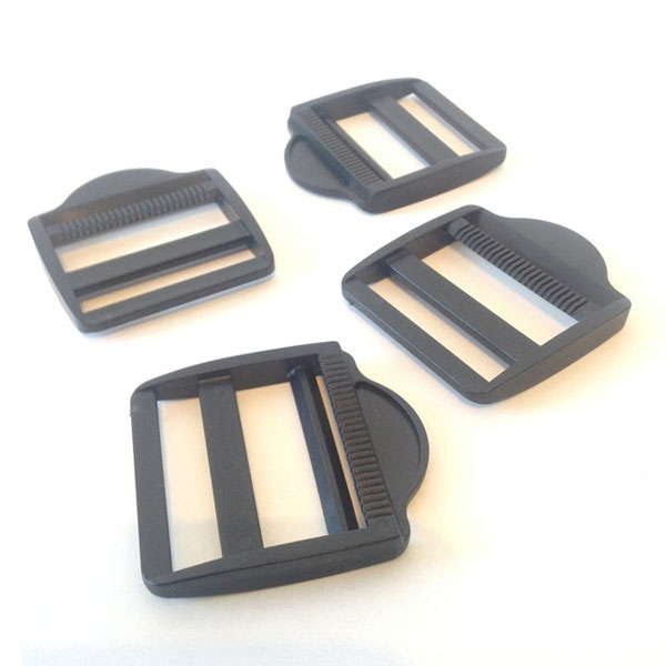 50mm Black Plastic Secure Ladderlock Mechanism Buckles 