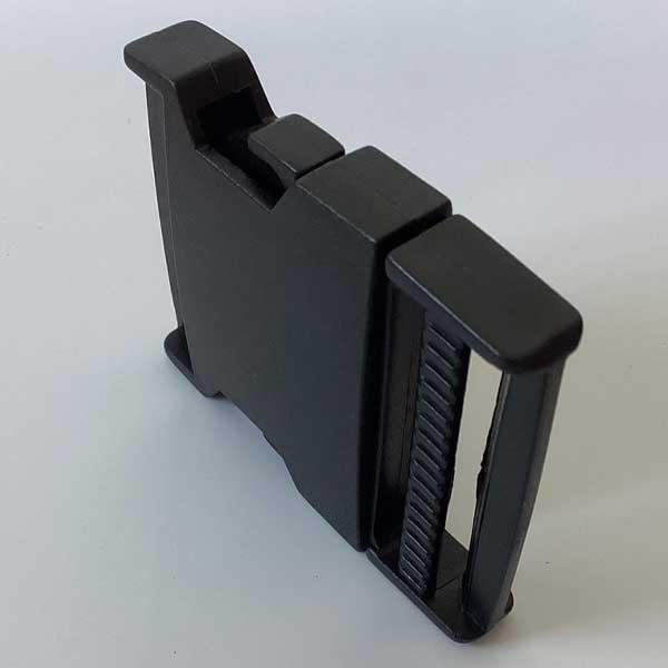 50mm Black Plastic Side Release Buckles Durable & Long Lasting 