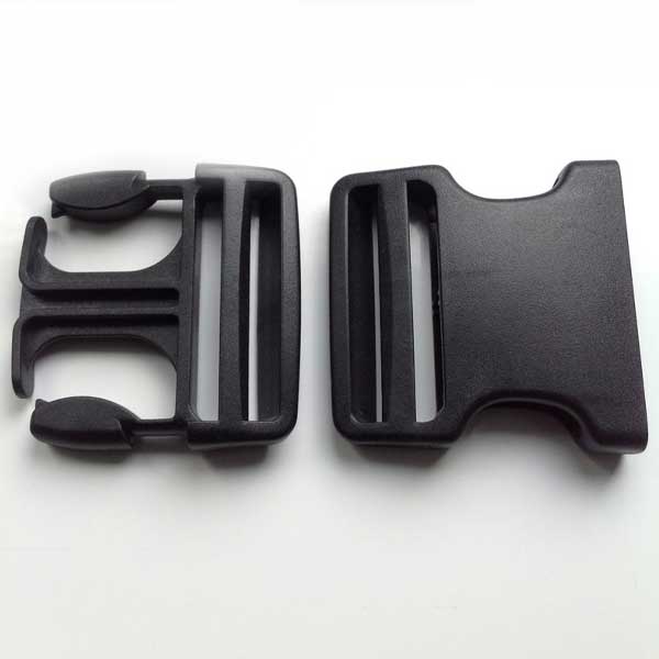 Durable & Long Lasting 50mm Dual Adjust Side Release Black Buckles