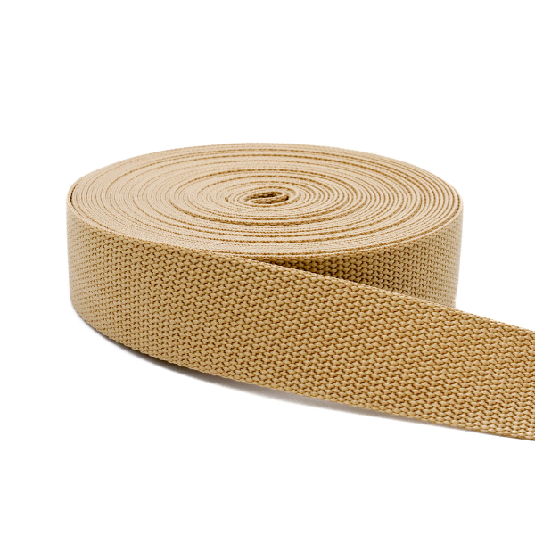 25mm wide Polypropylene Webbing Strap identified as PP5 Tape